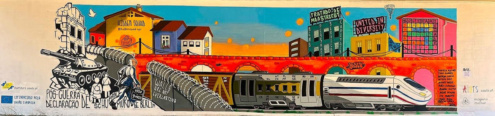 Mural Comboio da História 2